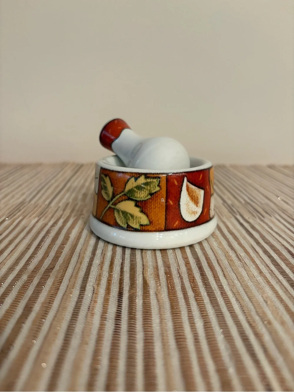 Ceramic Spice Mortar and Pestle Set